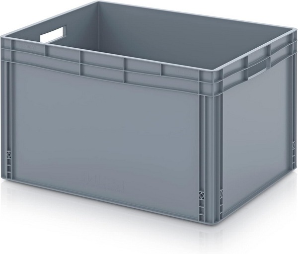 Auer Packaging Eurobehälter 80 x 60 x 52 cm, 228 Liter, PP, lebensmittelecht, verstärkter Boden.