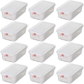 12x Frischhaltebox, LxBxH 265x162x100 mm, 2,8 Liter, Gastronomiequalität – ab 71,- €