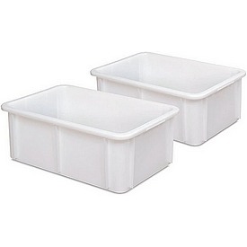 2x Lebensmittelbehälter 40 Liter, LxBxH 600x400x215 mm – ab 58,- €