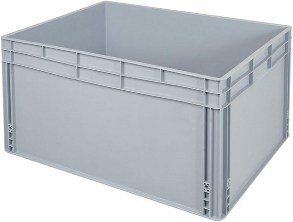 BRB Eurobehälter mit Griffleisten, LxBxH 800x600x420 mm, 172 Liter, lebensmittelecht, Industriequalität . BRB Eurobehälter mit Griffleisten, LxBxH 800x600x420 mm, 172 Liter, lebensmittelecht, Industriequalität .