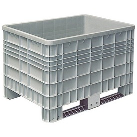 BRB Palettenbox verrippt, 2 Kufen, LxBxH 117 x 80 x 80 cm – ab 277,- €