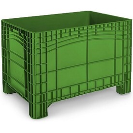 Großbehälter 120x80x80 cm, 535 Liter, 4 Füße, PE, grün- ab 299,95 €