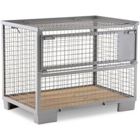 Gitterbox mit halb abklappbarer Längswand – ab 305,55 €