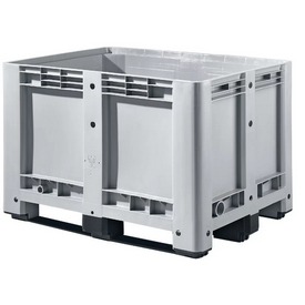 Industriebox Euronorm, Volumen 470 l, 120x80x78 cm, 3 Kufen – ab 308,21 €