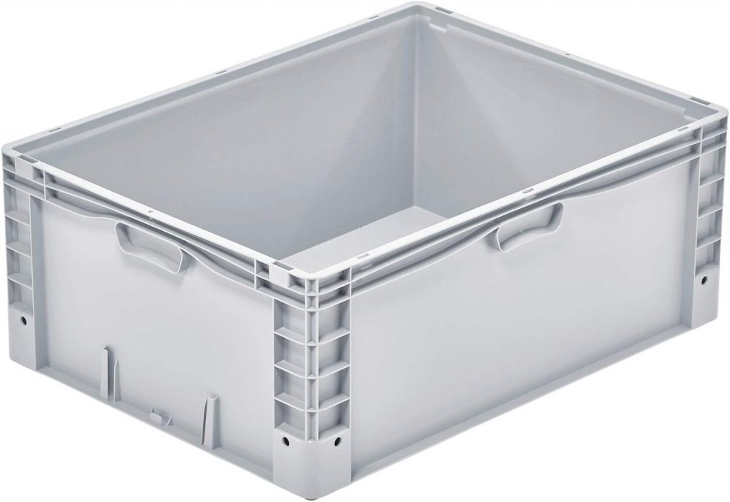 aidB Eurobehälter 800x600x320 mm, 126 Liter, Traglast 100 kg, Großbehälter, Euro-Norm, Kunststoffbehälter aus PP-C, lebensmittelecht. aidB Eurobehälter 800x600x320 mm, 126 Liter, Traglast 100 kg, Großbehälter, Euro-Norm, Kunststoffbehälter aus PP-C, lebensmittelecht.