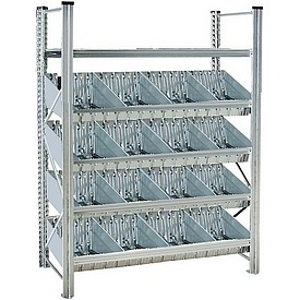 Schüttgutregal mit 16 Abteilen, HxBxT 2000x1290x525 mm – ab 425,- €